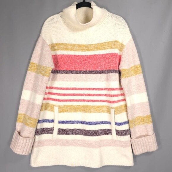 Anthropologie Elana Tunic Sweater Striped Women’s WOOL ALPACA Blend Size XS - Picture 4 of 14